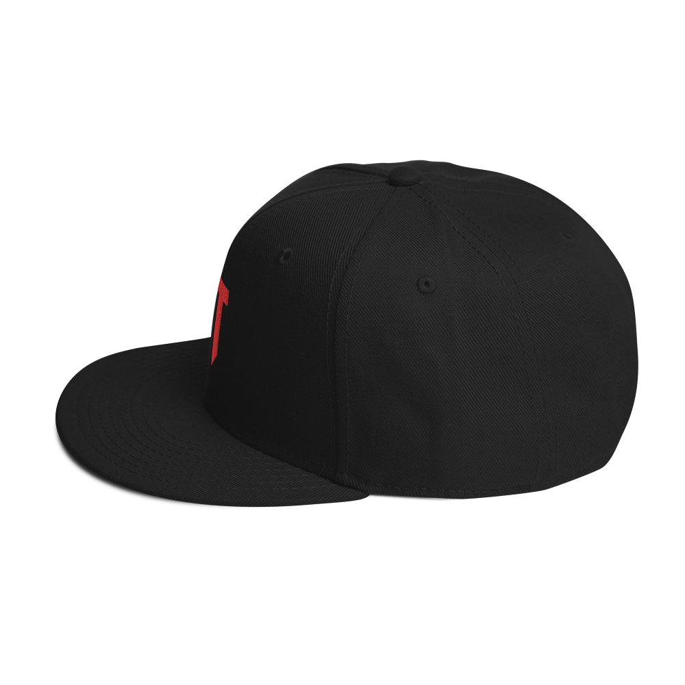 Black Snapback Hat