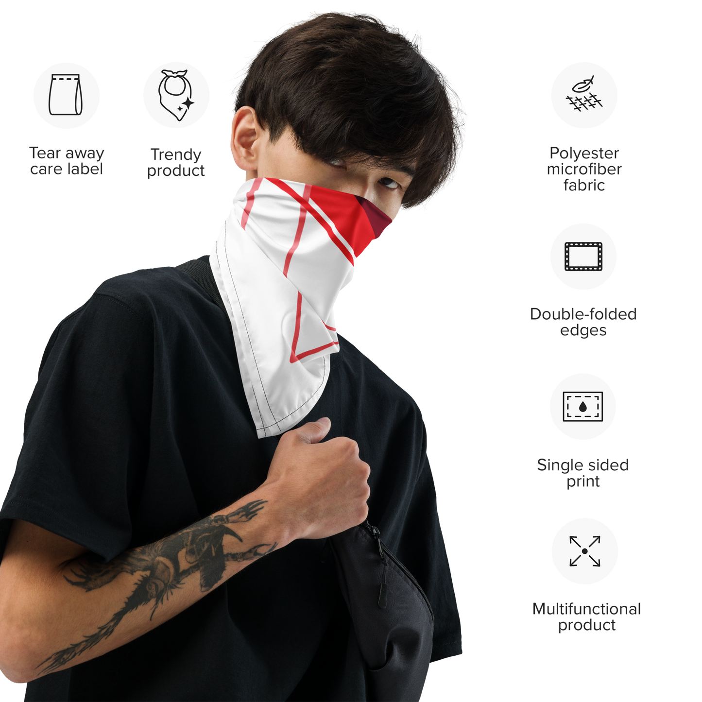 All-over print bandana